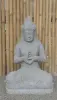  Product image 2 of the product “Seated Dewi Sri, position chakra turning the wheel, 79 cm high riverstone grey, modell with sativa ”